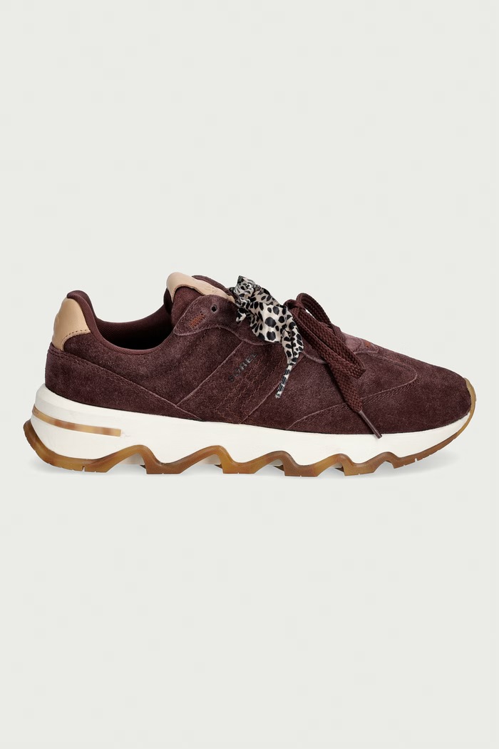 Sorel W KINETIC EMBER LX sneakersy damskie zamszowe 2170651630 fioletowy AW26