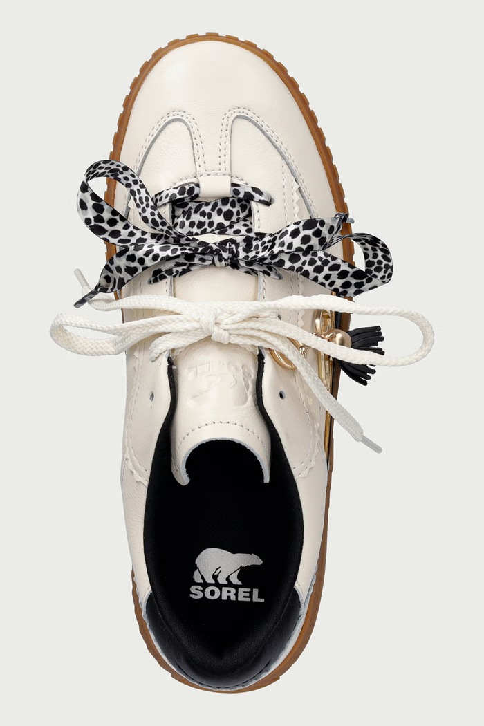 Sorel ONA AVE CHARM sneakersy damskie skórzane beżowy 2164711117