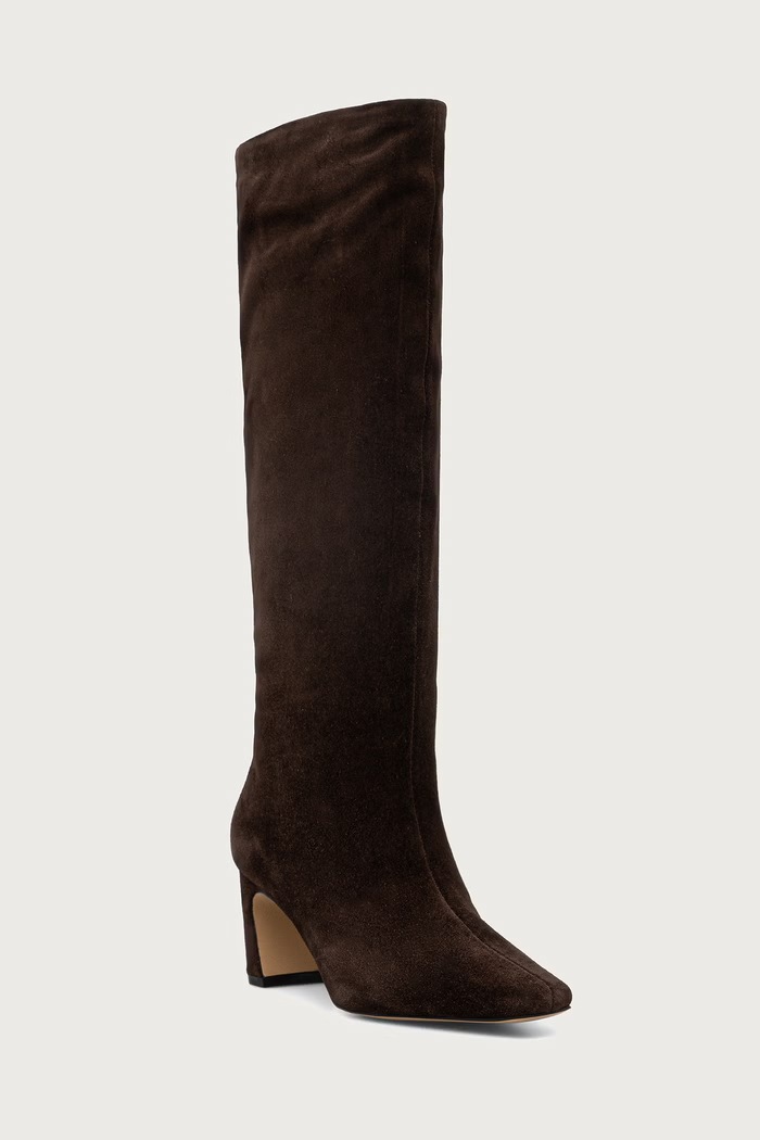 Aldo μπότες block heel γυναικείες σουέτ BETHIE καφέ 14163213.BETHIE