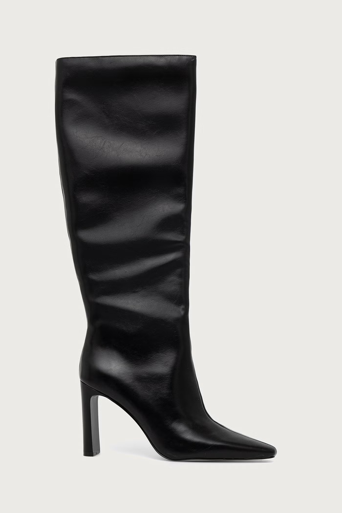 Aldo ботуши под коляното с висок ток дамски ELYNE 14163412.ELYNE черен AW26