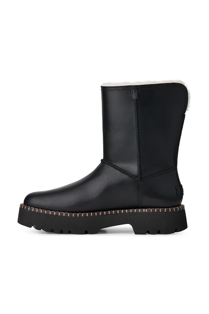 UGG W Uptowner Short Boot śniegowce damskie skórzane 1187531.BLLE czarny AW26