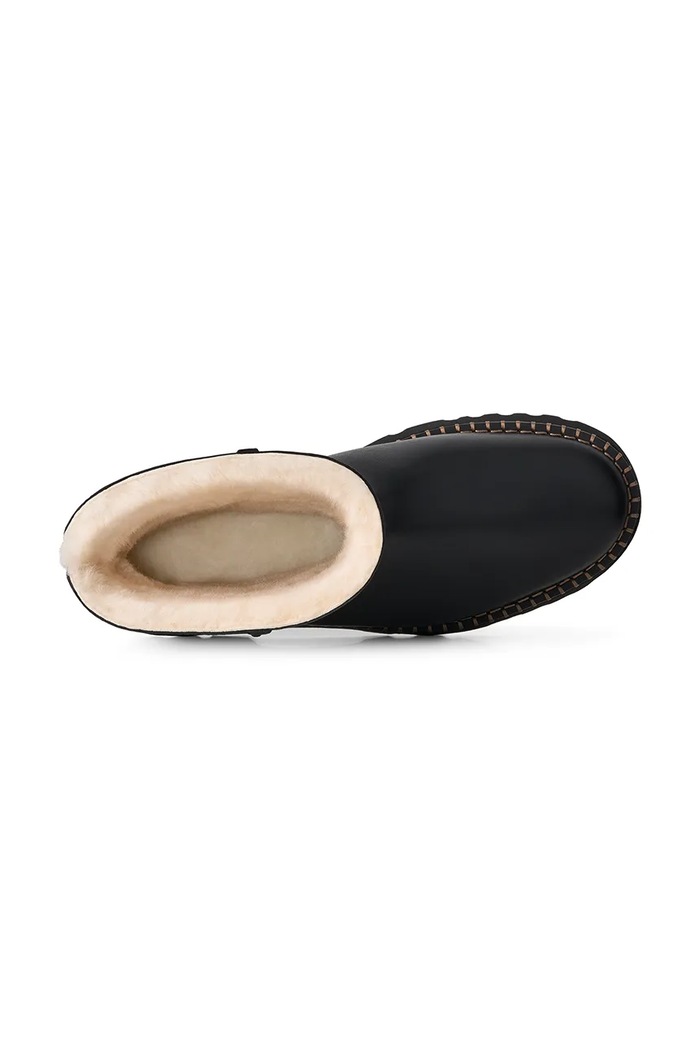 W Uptowner Short Boot snehule dámske kožené UGG čierna 1187531.BLLE