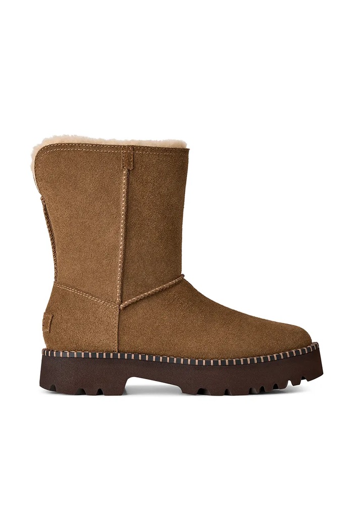 UGG W Uptowner Short Boot snehule dámske semišové hnedá 1184492.LBNZ