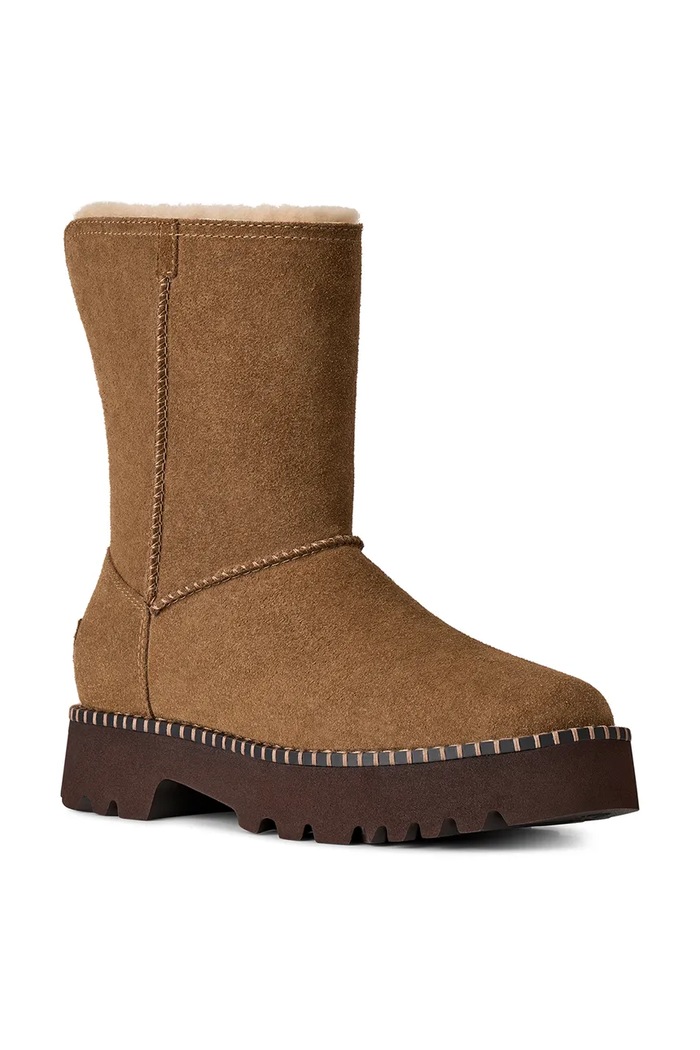 UGG W Uptowner Short Boot snehule dámske semišové 1184492.LBNZ hnedá AW26