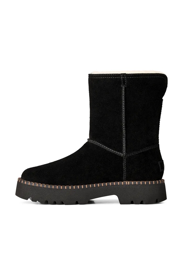 W Uptowner Short Boot snehule dámske semišové UGG 1184492.BLK čierna