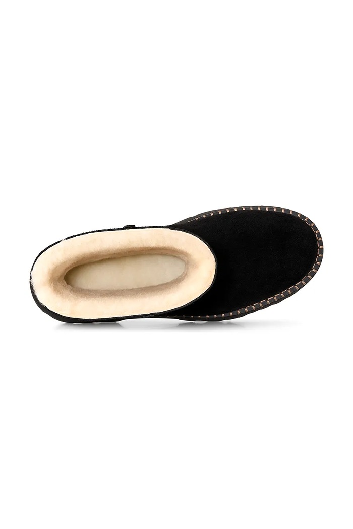 UGG W Uptowner Short Boot śniegowce damskie zamszowe 1184492.BLK czarny AW26