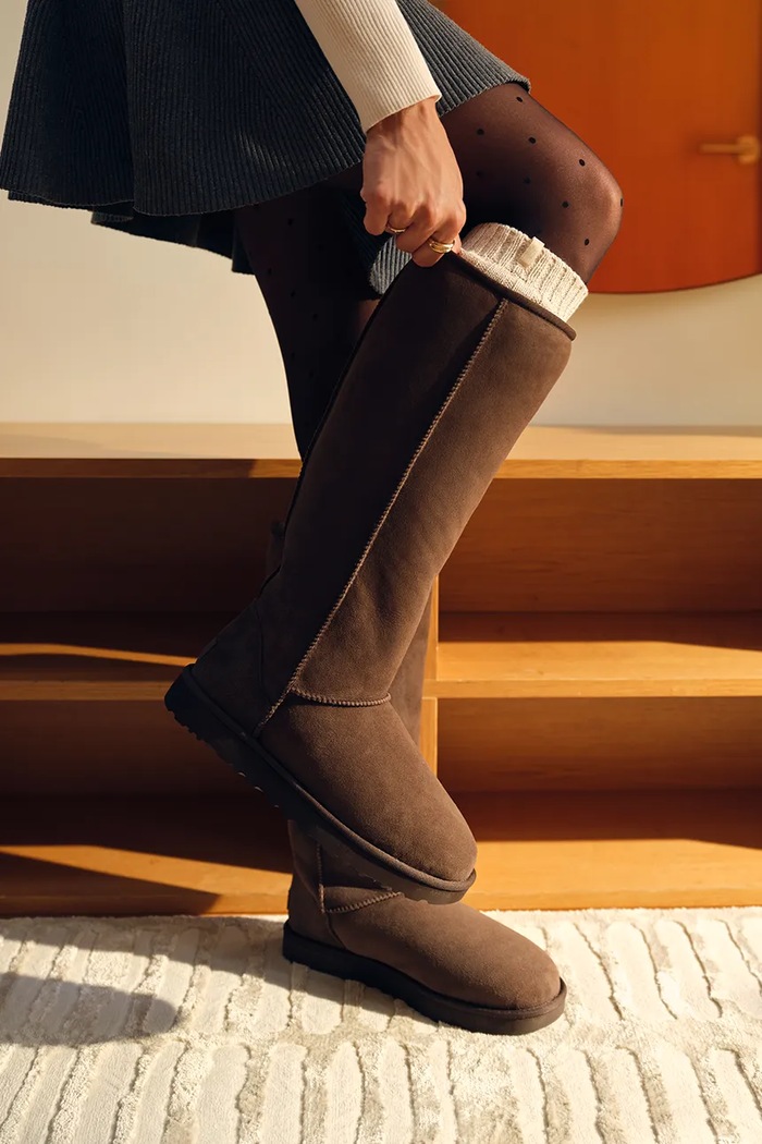 UGG W Classic Ultra Tall śniegowce damskie zamszowe 1182132.DDC