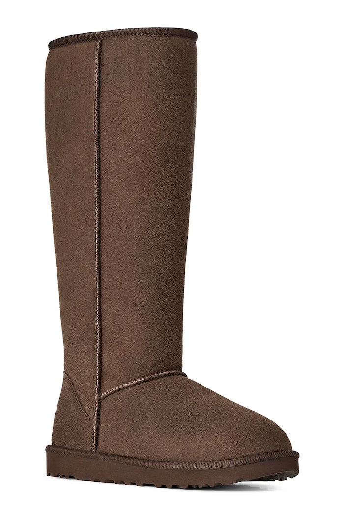 UGG W Classic Ultra Tall snehule dámske semišové 1182132.DDC hnedá AW26