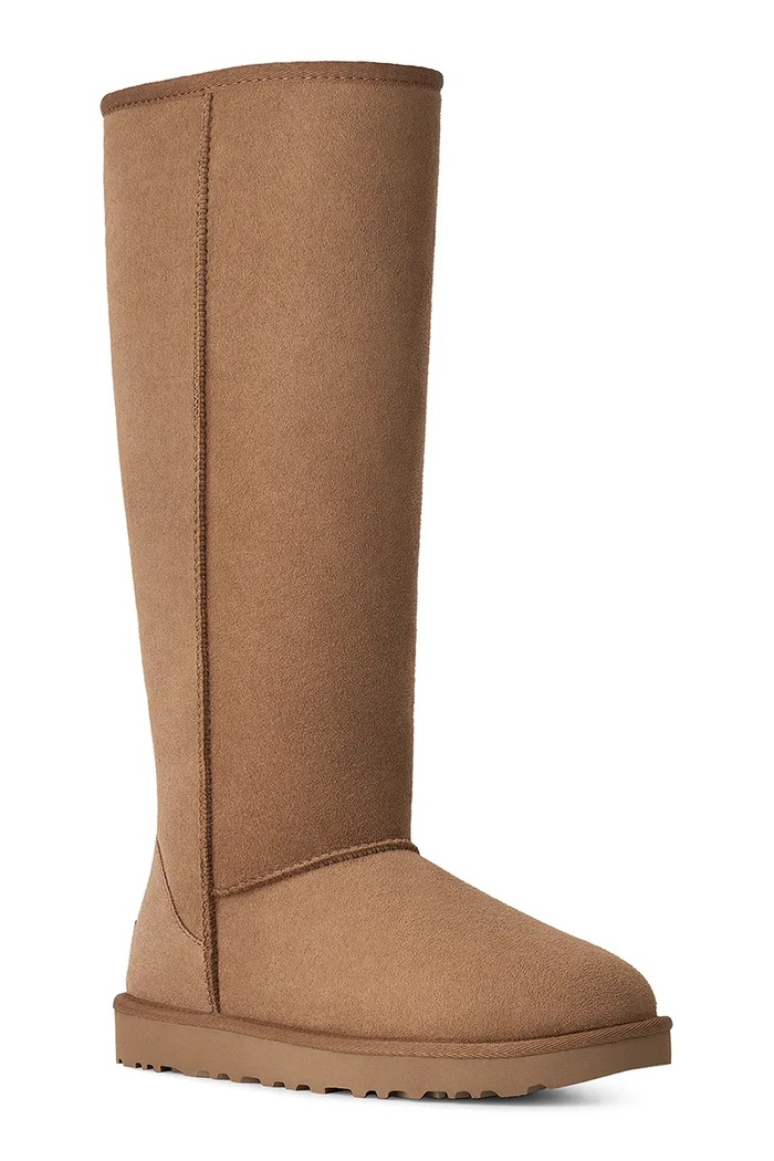 UGG W Classic Ultra Tall μπότες χιονιού Γυναικείες σουέτ 1182132.CHE καφέ AW26