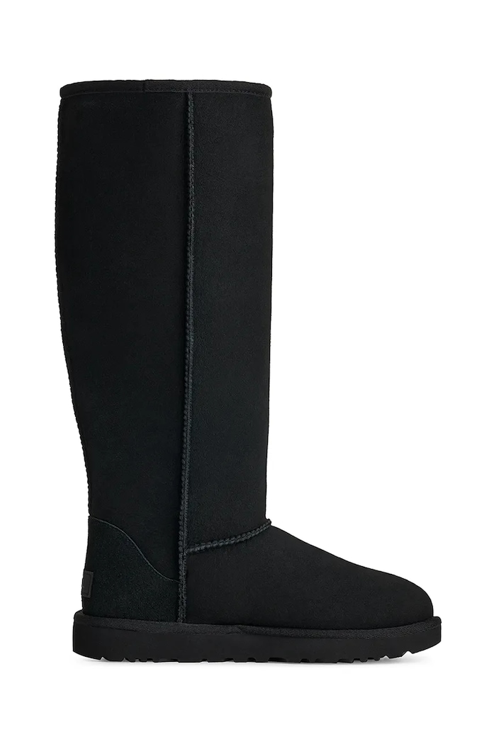 UGG W Classic Ultra Tall śniegowce damskie zamszowe czarny 1182132.BLK