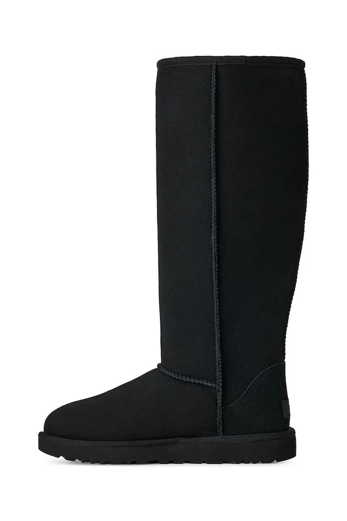 W Classic Ultra Tall śniegowce damskie zamszowe UGG 1182132.BLK czarny