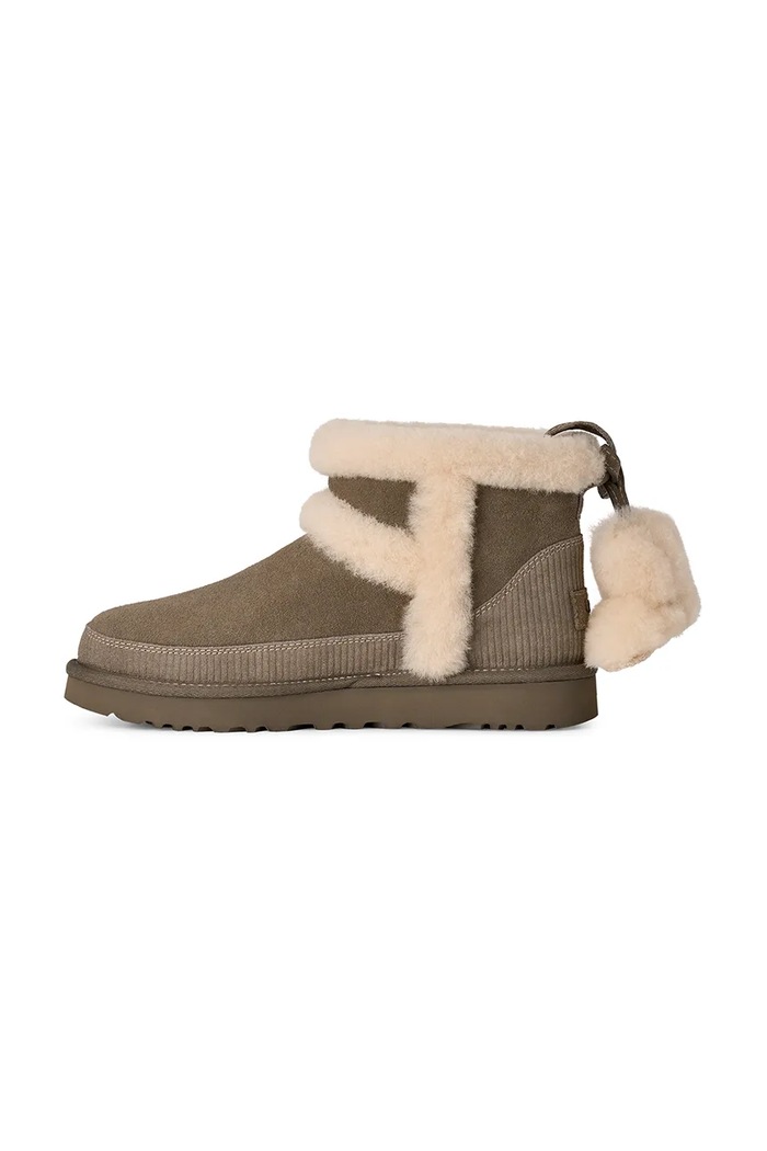 W Classic Mini Heritage snehule dámske semišové UGG 1180434.DDRG béžová