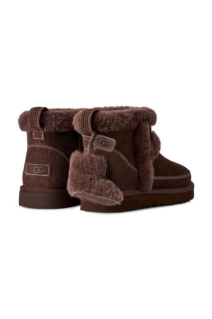 Obuv UGG W Classic Mini Heritage snehule dámske semišové 1180434.BCDR hnedá