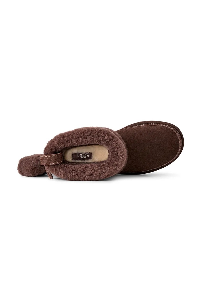 Obuwie UGG W Classic Mini Heritage śniegowce damskie zamszowe 1180434.BCDR brązowy