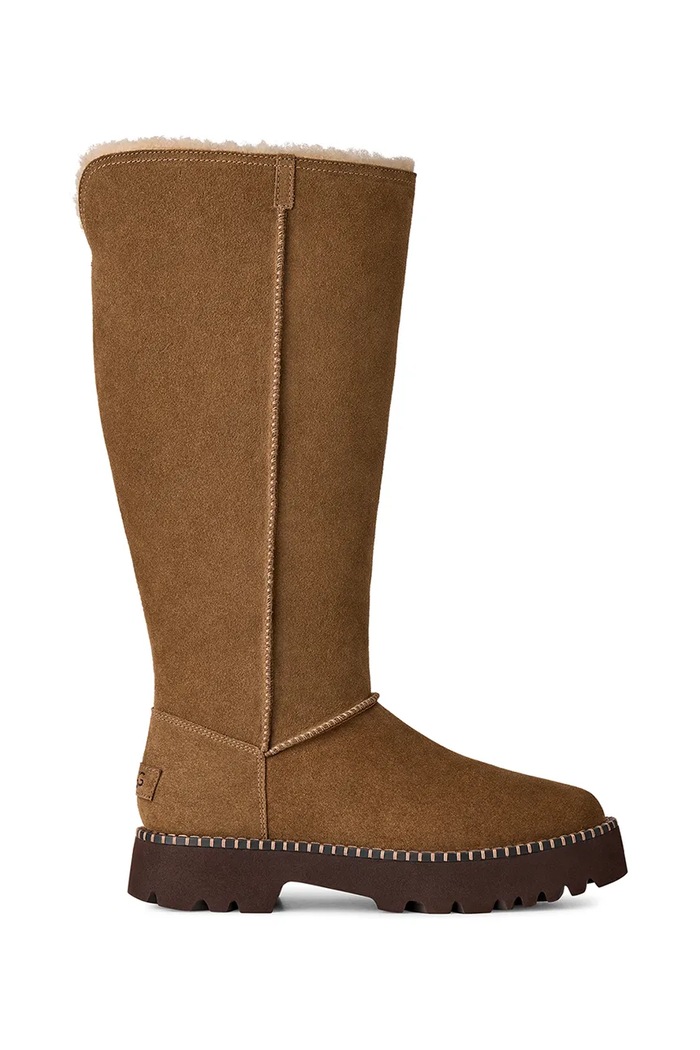 UGG W Uptowner Tall Boot snehule dámske semišové hnedá 1180414.LBNZ