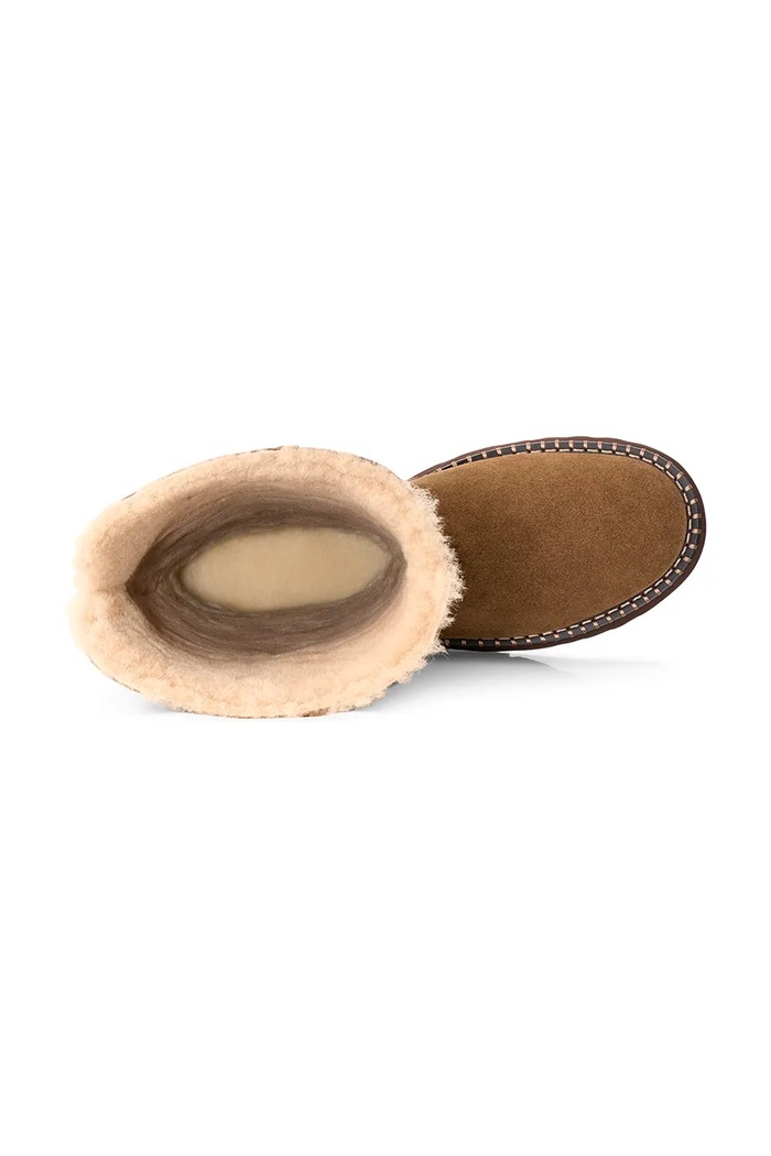 W Uptowner Tall Boot snehule dámske semišové UGG hnedá 1180414.LBNZ