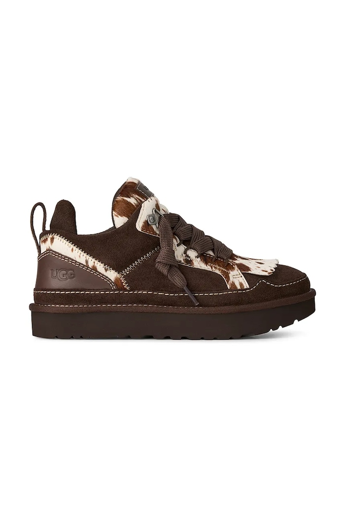 UGG W Lowmel Western sneakers γυναικεία σουέτ καφέ 1180311.BCDR