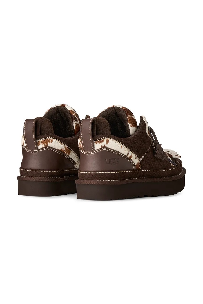 Παπούτσια UGG W Lowmel Western sneakers γυναικεία σουέτ 1180311.BCDR καφέ