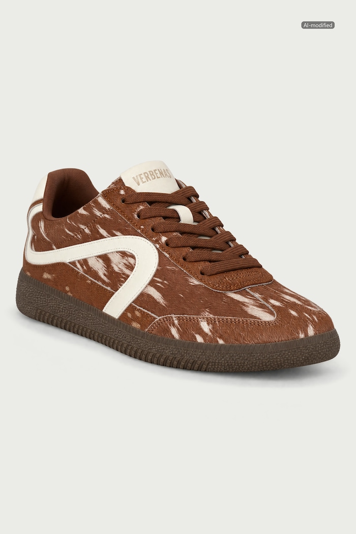 Verbenas SIMONA ANIMALIER sneakersy damskie brązowy 9802451188.DEER