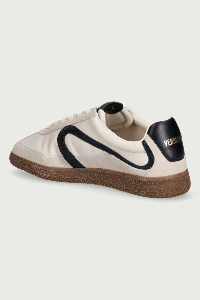 Obuwie Verbenas SIMONA SASE sneakersy damskie skórzane 9802451105.ECRU beżowy