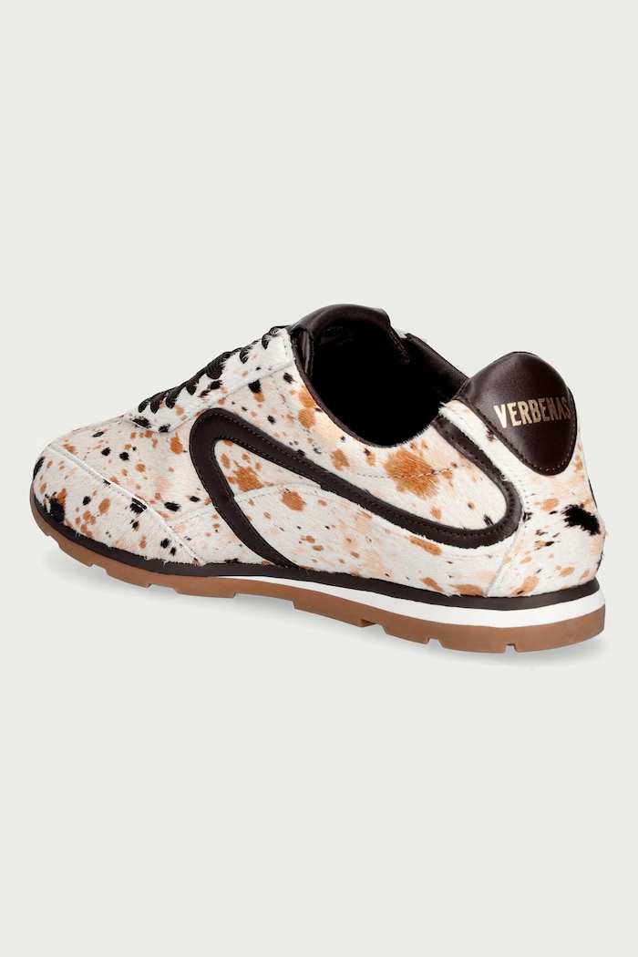 Παπούτσια Verbenas JAMAICA ANIMALIER sneakers γυναικεία δερμάτινα 9002451188.COW μπεζ