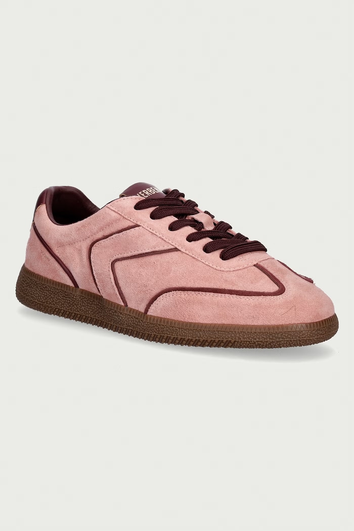 Verbenas SOUND BRUME sneakersy damskie zamszowe różowy 9802651114.SALMONE
