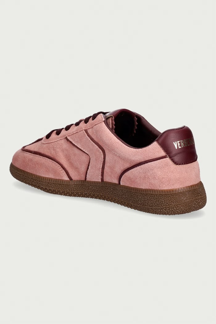 Obuwie Verbenas SOUND BRUME sneakersy damskie zamszowe 9802651114.SALMONE różowy
