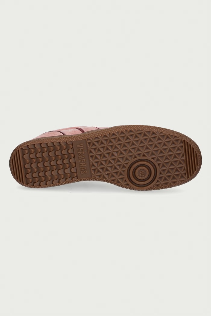 Verbenas SOUND BRUME sneakersy damskie zamszowe 9802651114.SALMONE różowy