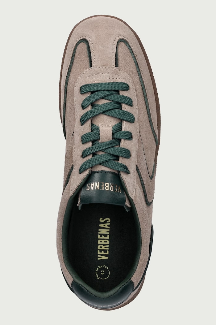 SOUND BRUME sneakers dámske semišové Verbenas 9802651114.ECRU béžová