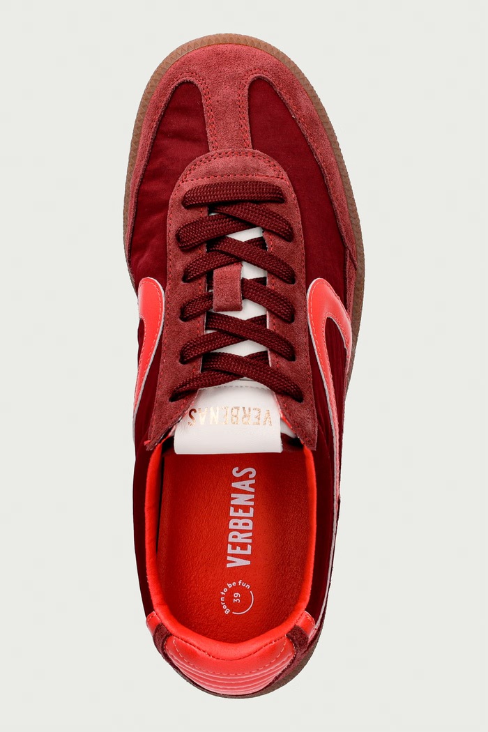 Verbenas SIMONA NISE sneakers dámske burgundské 9802451107.BORDO