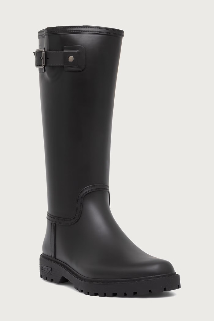 Verbenas Γαλότσες Γυναικείες GRETA SMOOTH μαύρο 6501181189.BLACK