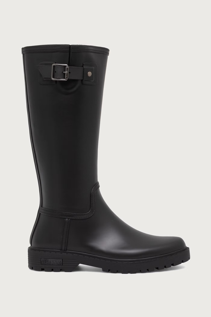 Verbenas Γαλότσες Γυναικείες GRETA SMOOTH 6501181189.BLACK μαύρο AW26