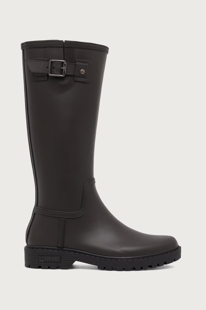Verbenas Γαλότσες Γυναικείες GRETA SMOOTH 6501181189.BROWN καφέ AW26