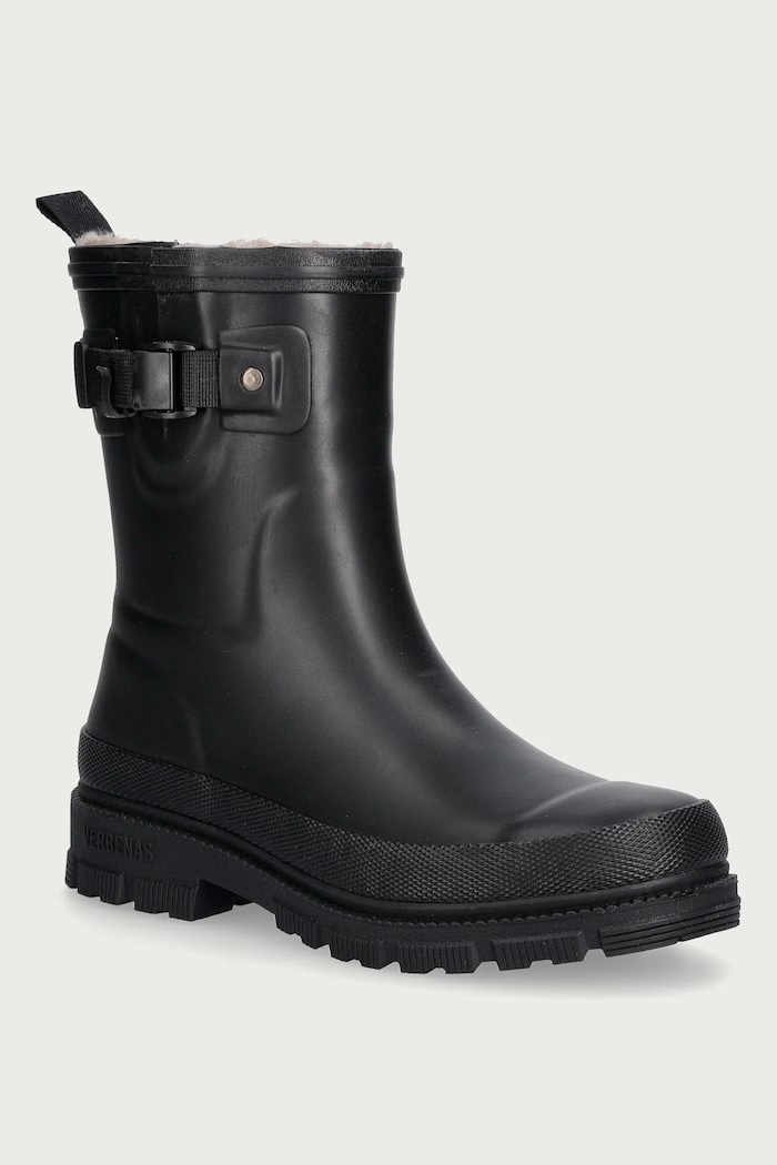 Verbenas γαλότσες LINA FUR SMOOTH μαύρο 9302191199.BLACK