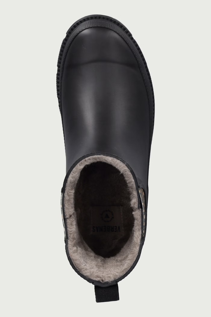 Gumene čizme za žene LUA FUR SMOOTH COMBI ANIMAL Verbenas 9302181201.BLACK crna