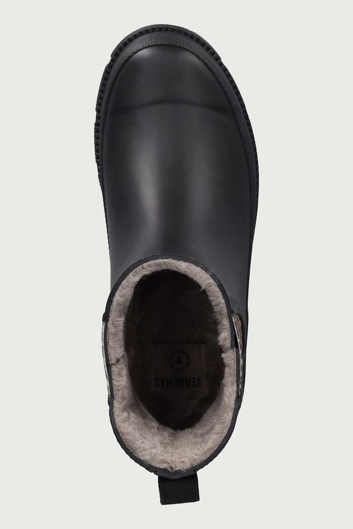 Gumene čizme za žene LUA FUR SMOOTH COMBI ANIMAL Verbenas 9302181201.BLACK crna