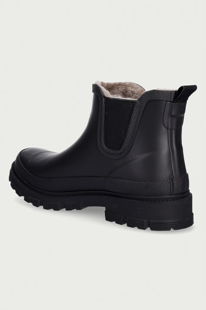 Obutev Verbenas gumijasti škornji ženski LUA FUR SMOOTH 9302181199.BLACK črna