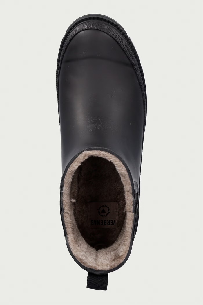 Verbenas gumijasti škornji ženski LUA FUR SMOOTH črna 9302181199.BLACK