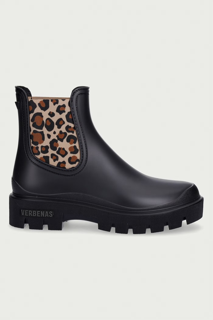 Verbenas gumijasti škornji ženski MAE MATE ANIMAL 6160020598.NEGRO črna AW26