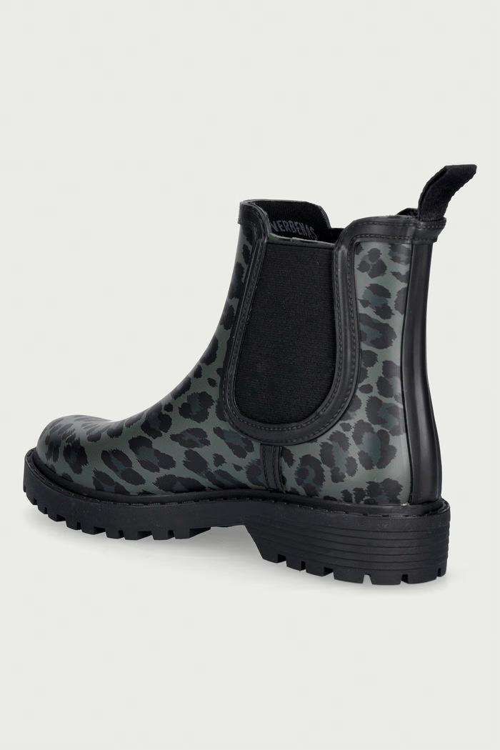 Obuwie Verbenas Kalosze damskie GAUDI SMOOTH ANIMAL 5760021202.BLACK.LEO szary