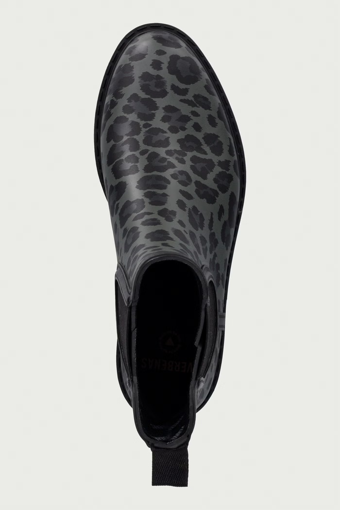 Kalosze damskie GAUDI SMOOTH ANIMAL Verbenas 5760021202.BLACK.LEO szary