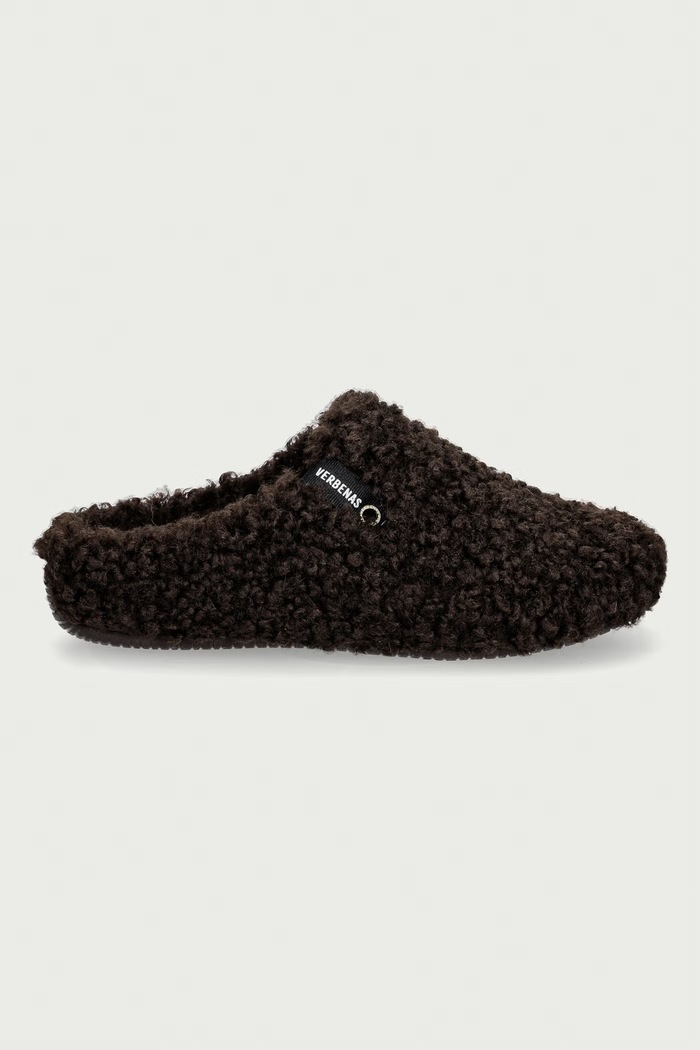 Verbenas kapcie damskie YORK CURLY 5860500660.TESTA brązowy AW26