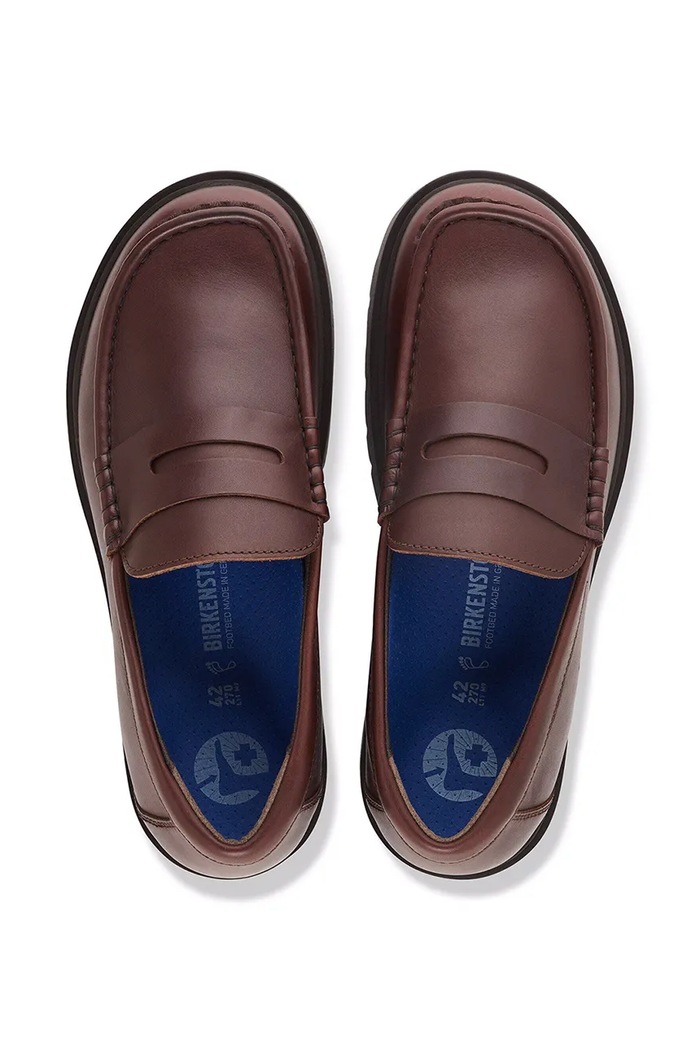 Highwood Loafer LENA mokasyny damskie skórzane Birkenstock brązowy 1032660