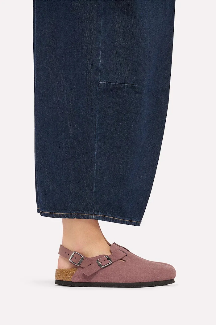Birkenstock Tokio LEVE sandály s uzavřenou špičkou dámské semišové 1032415