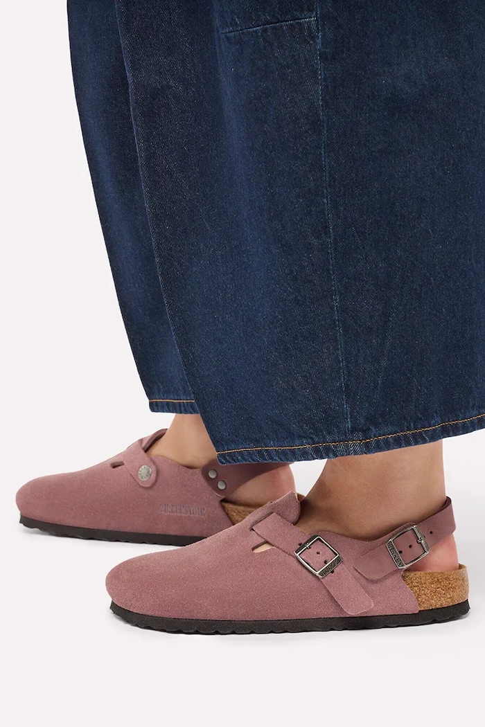 Birkenstock Tokio LEVE sandály s uzavřenou špičkou dámské semišové 1032415