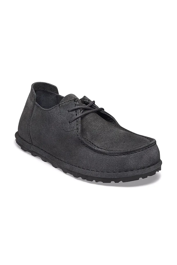 Birkenstock Utti Lace LEVE полуботинки для женщин замшевые 1032743 серый AW26