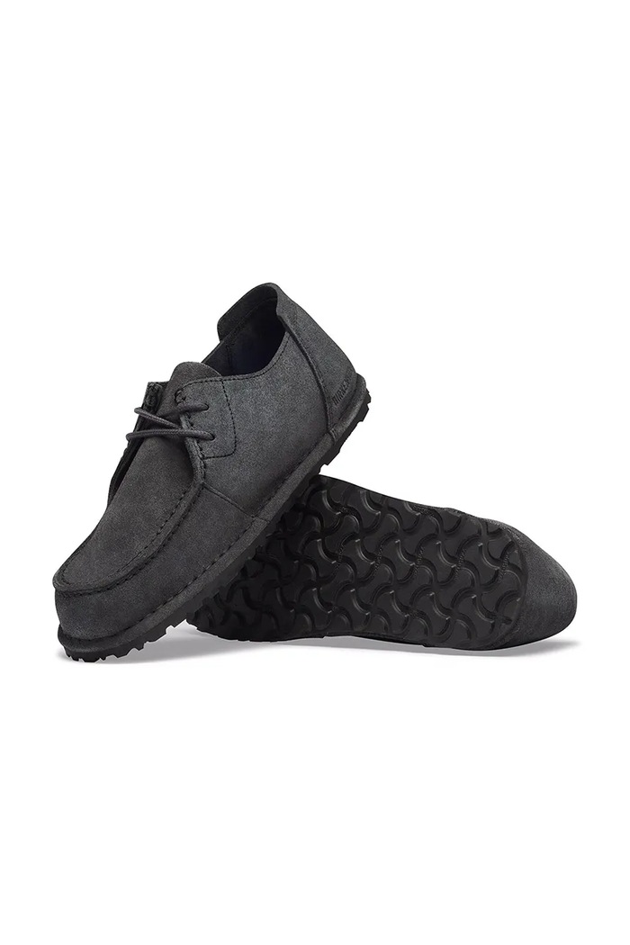 Birkenstock Utti Lace LEVE полуботинки для женщин замшевые серый 1032743
