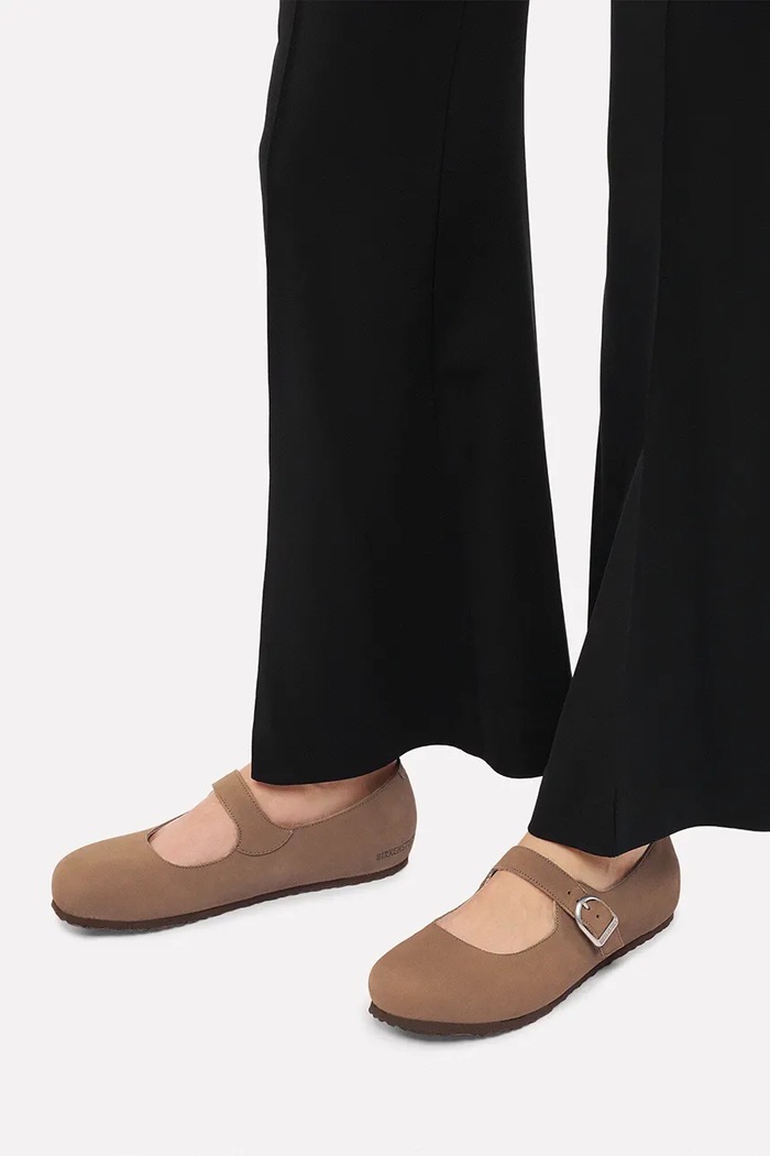 Birkenstock Santa Clarita LENB baleriny nubukowe 1032731