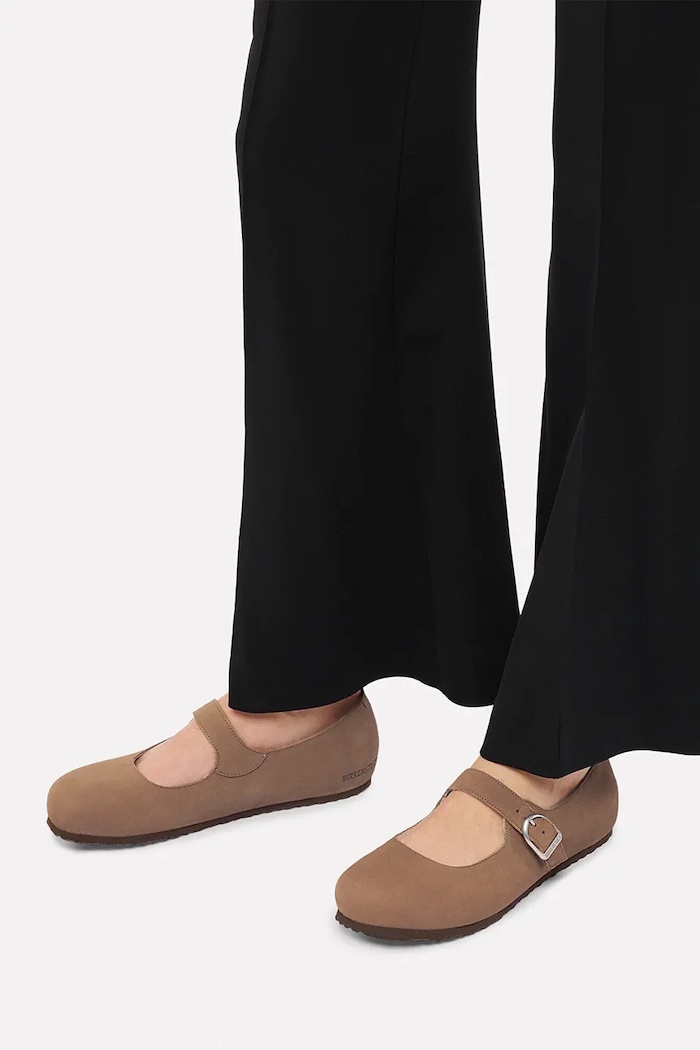 Birkenstock Santa Clarita LENB baleriny nubukowe 1032731
