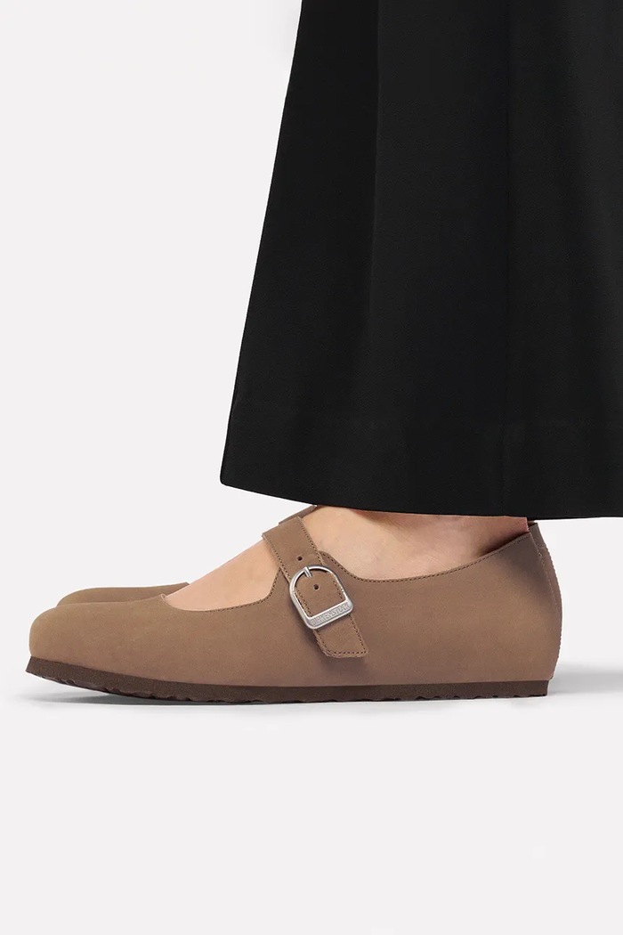 Birkenstock Santa Clarita LENB baleriny nubukowe 1032731